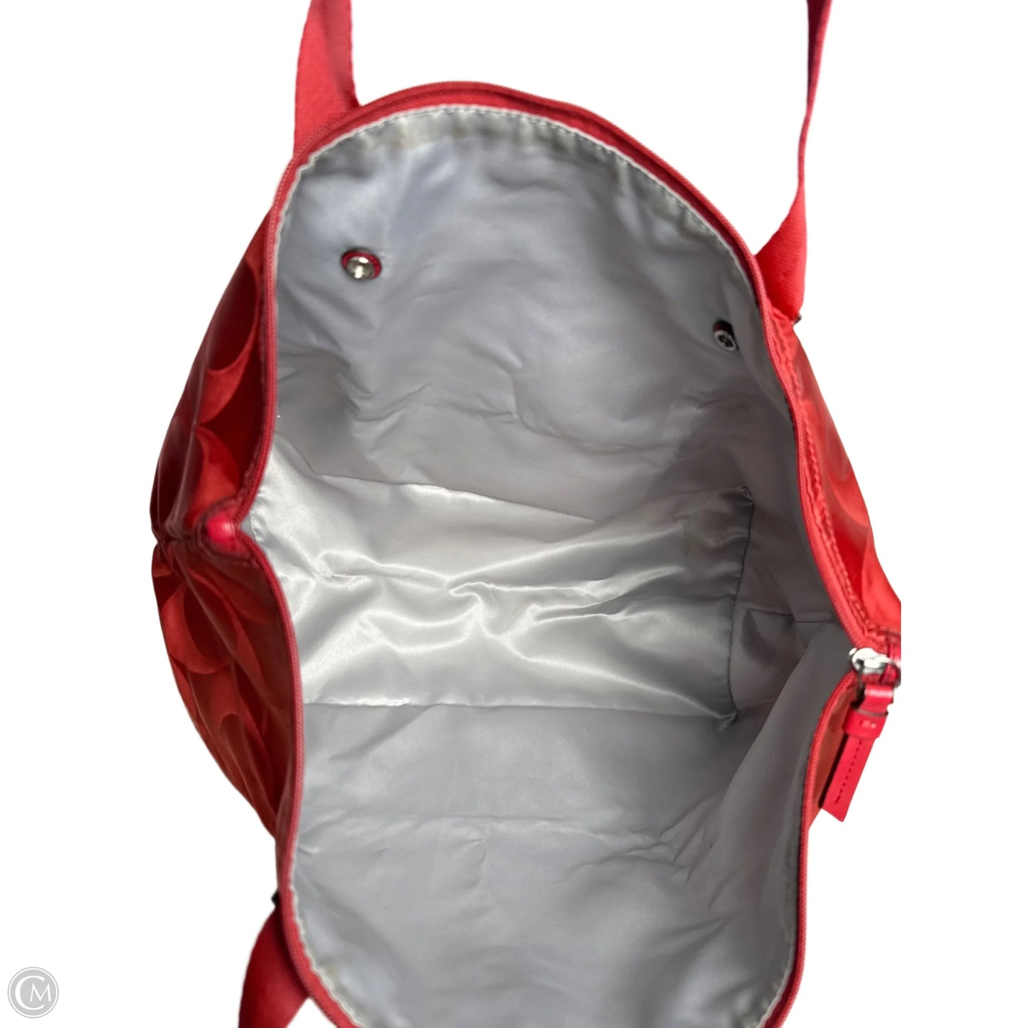 Tote Designer By Coach, Size: Medium