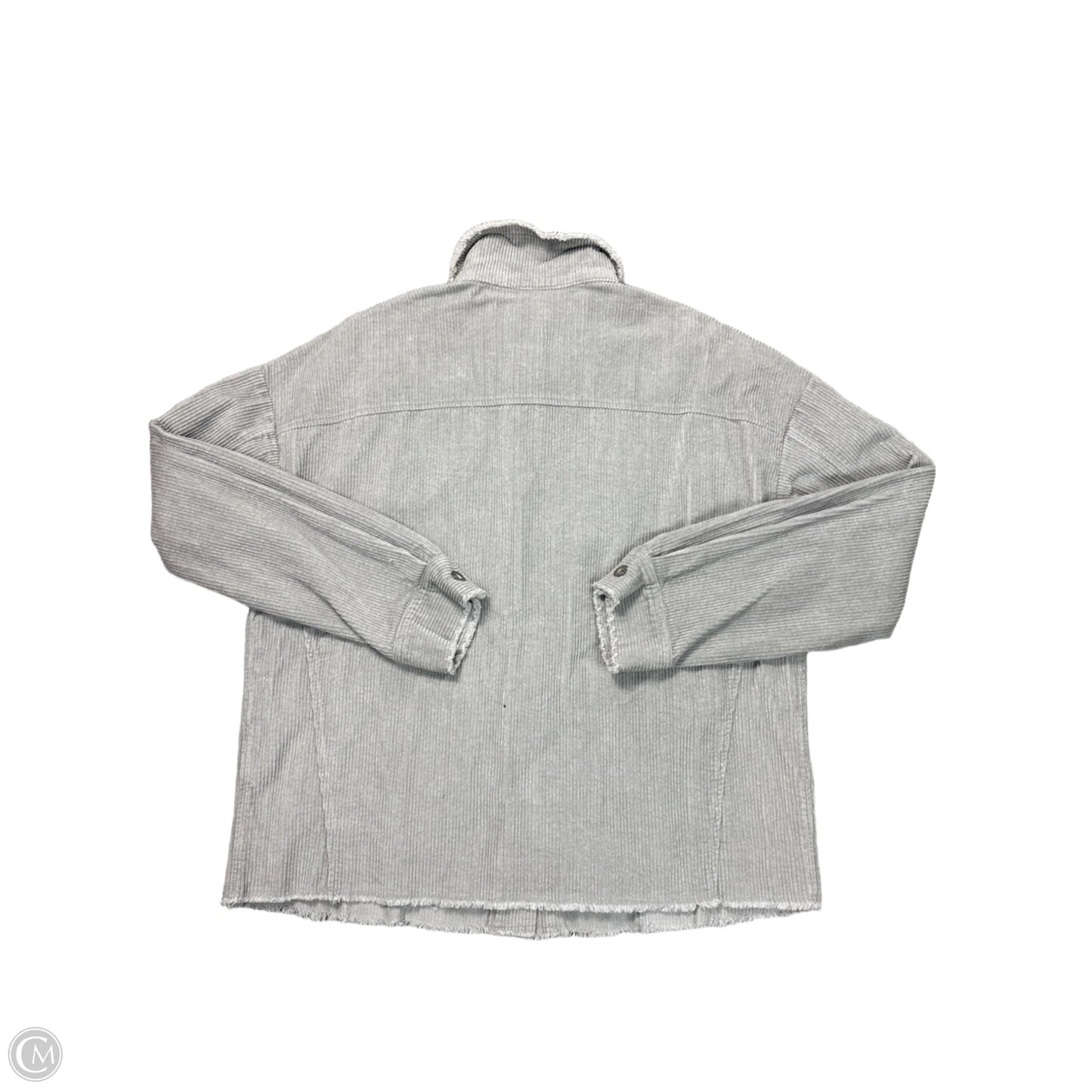 Jacket Shirt By La Miel In Grey, Size: M