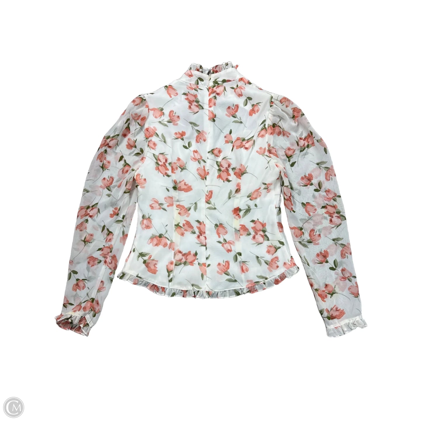Top Long Sleeve By SEVEN WONDERS In Floral Print, Size: S