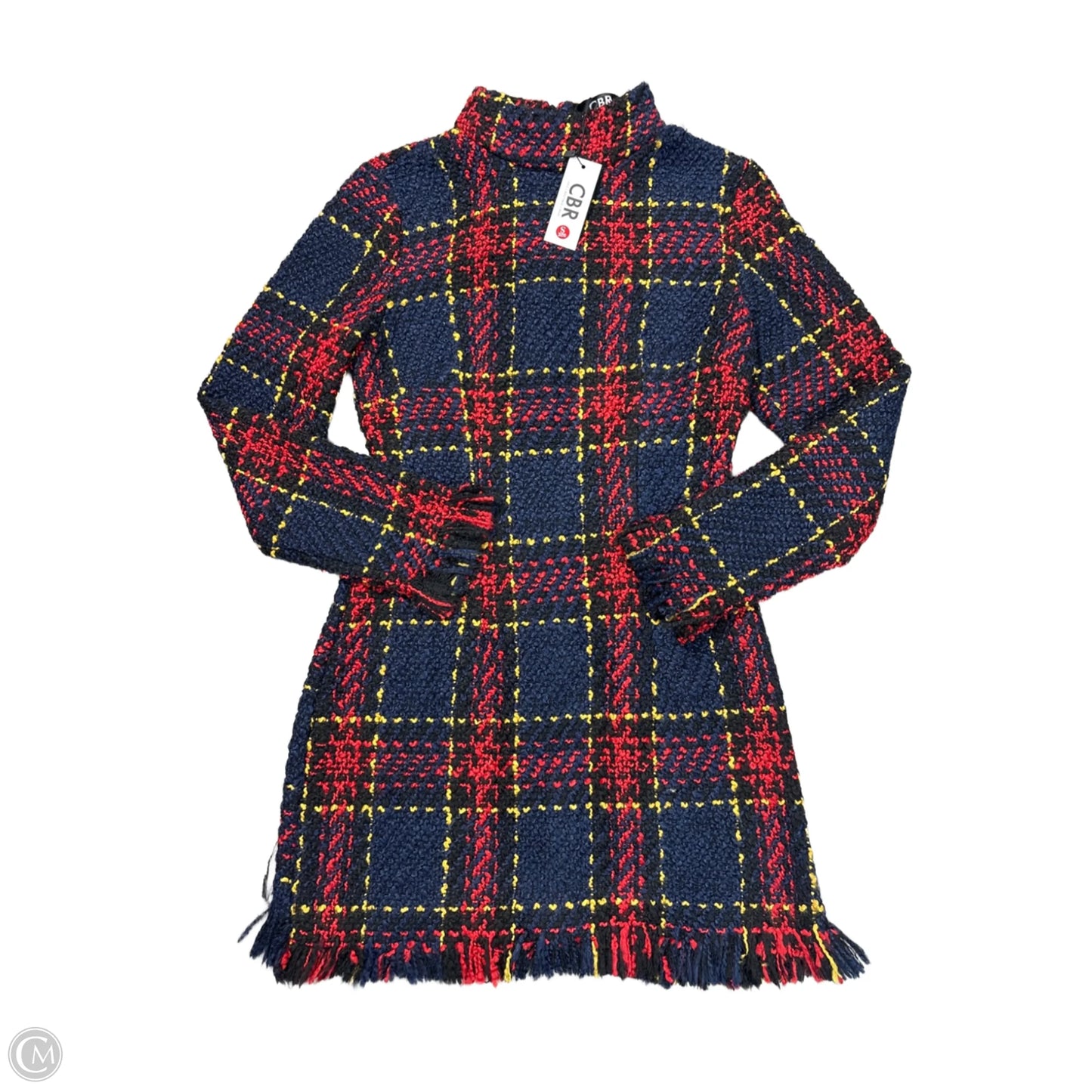 Dress Casual Short By CBR In Plaid Pattern, Size: S
