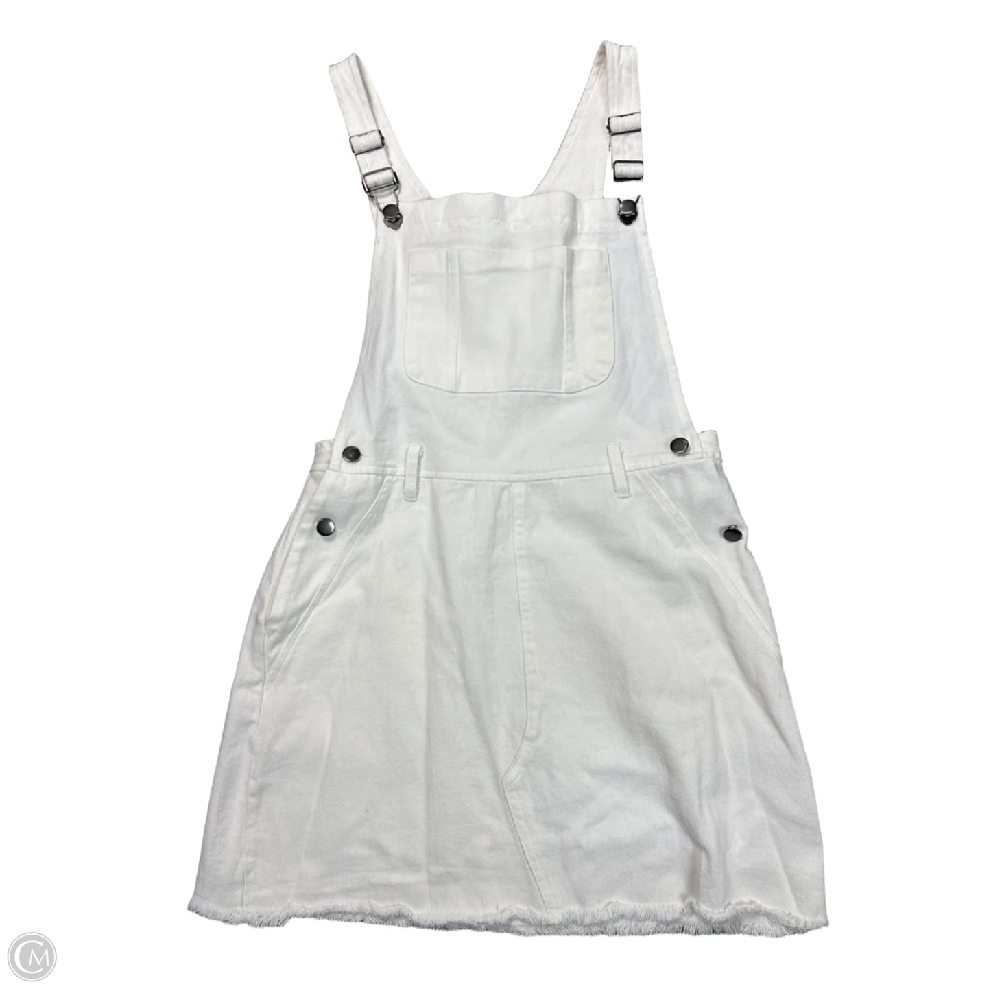 Dress Casual Short By BLUE BLUSH In White Denim, Size: S