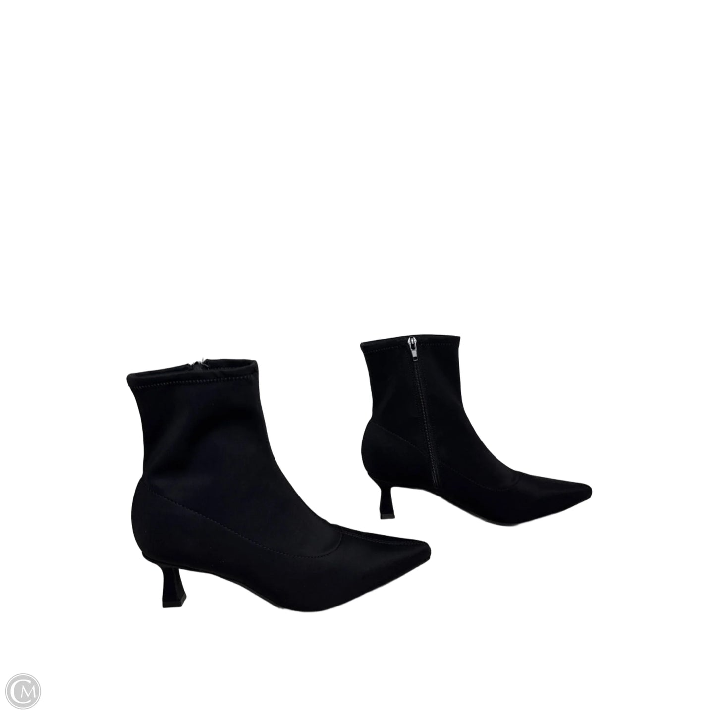 Boots Ankle Heels By UNISA In Black, Size: 7.5