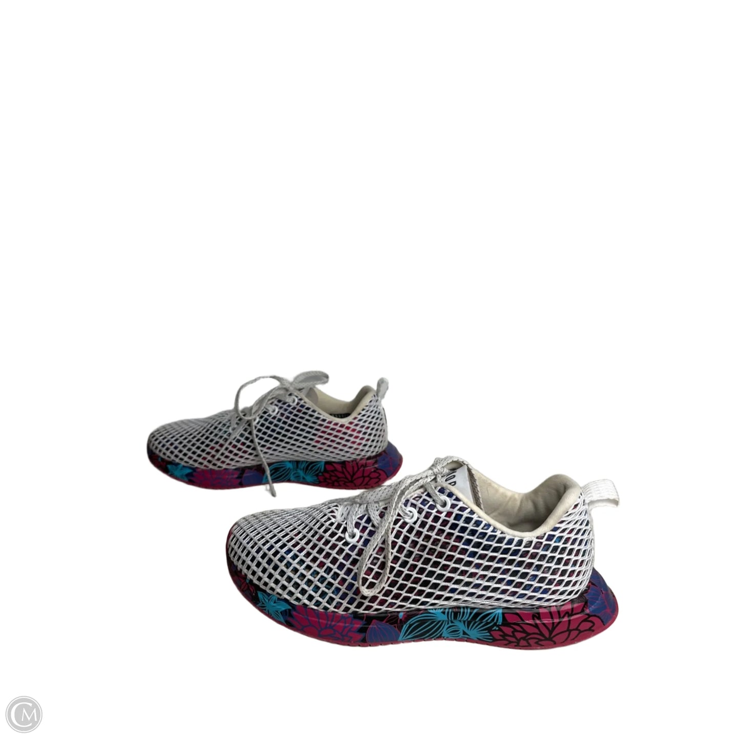 Shoes Athletic By NO BULL In Purple & White, Size: 8.5