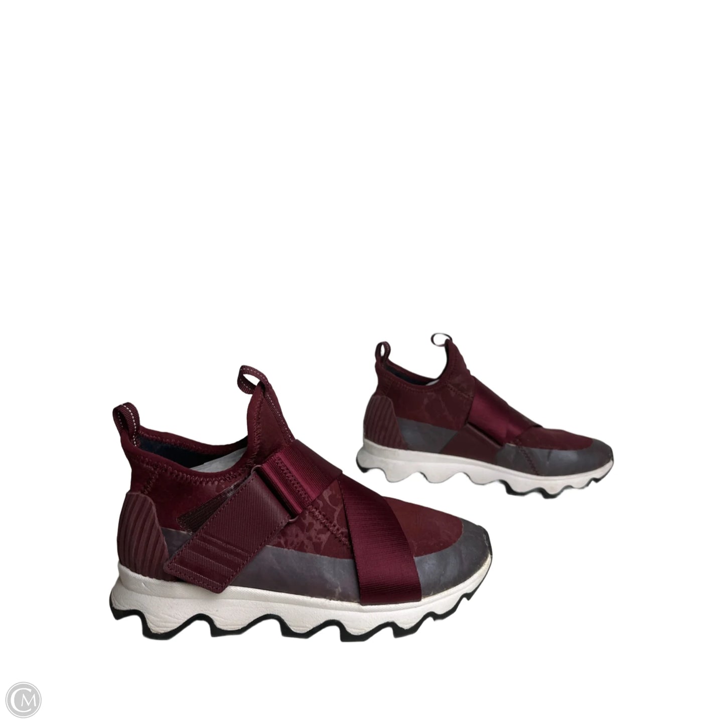 Shoes Athletic By Sorel In Maroon, Size: 7.5