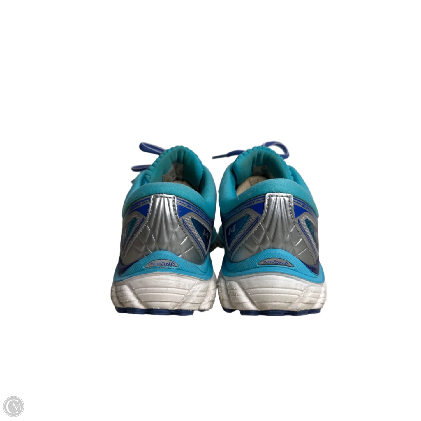 Shoes Athletic By Brooks In Blue & Grey, Size: 8.5