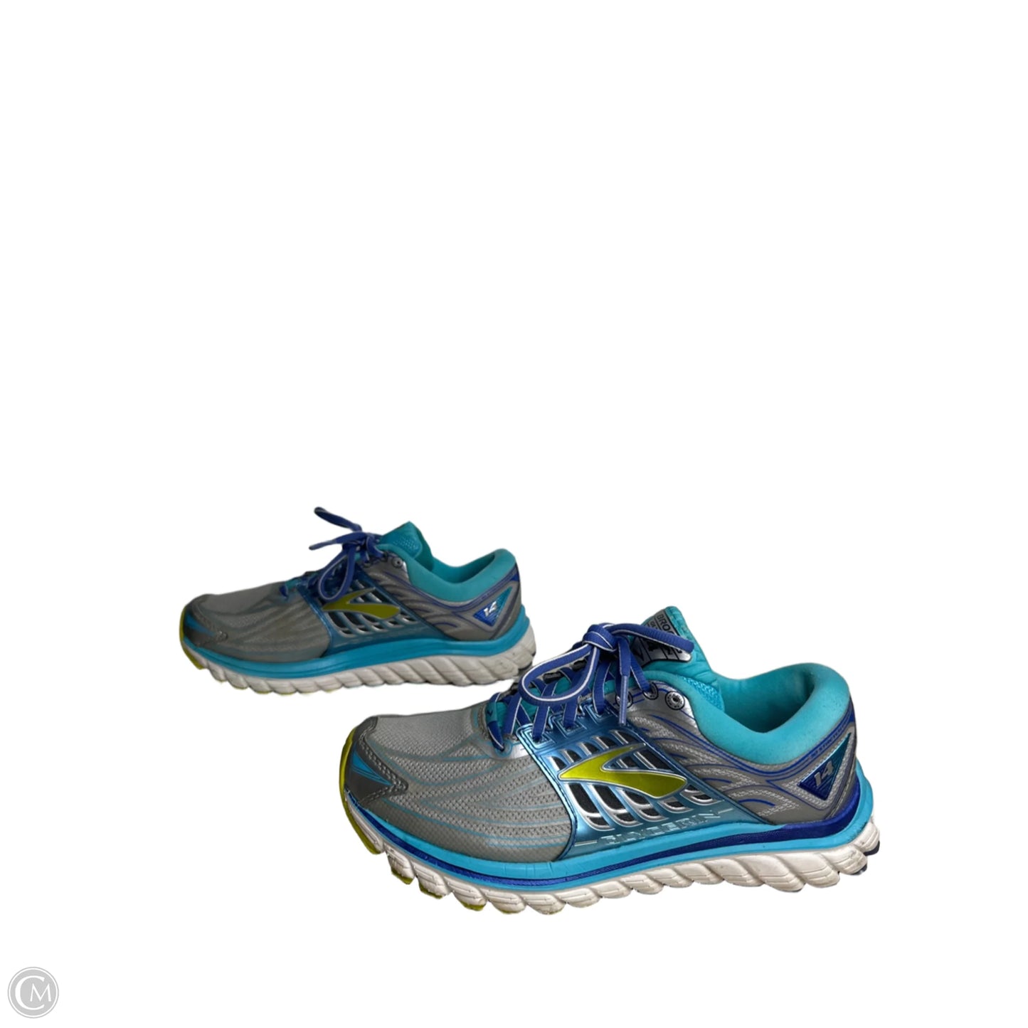 Shoes Athletic By Brooks In Blue & Grey, Size: 8.5