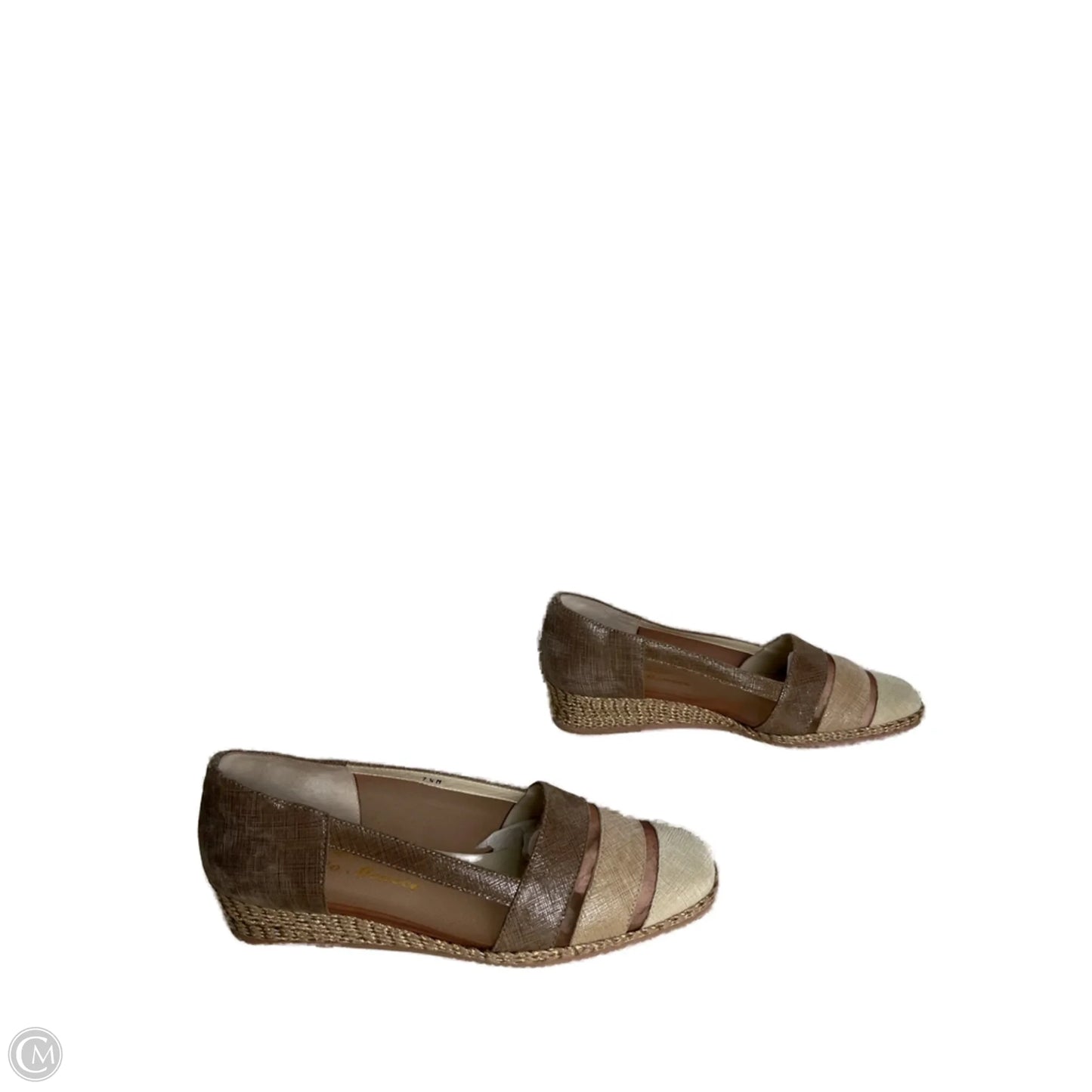 Shoes Heels Wedge By Sesto Meucci In Tan, Size: 7.5