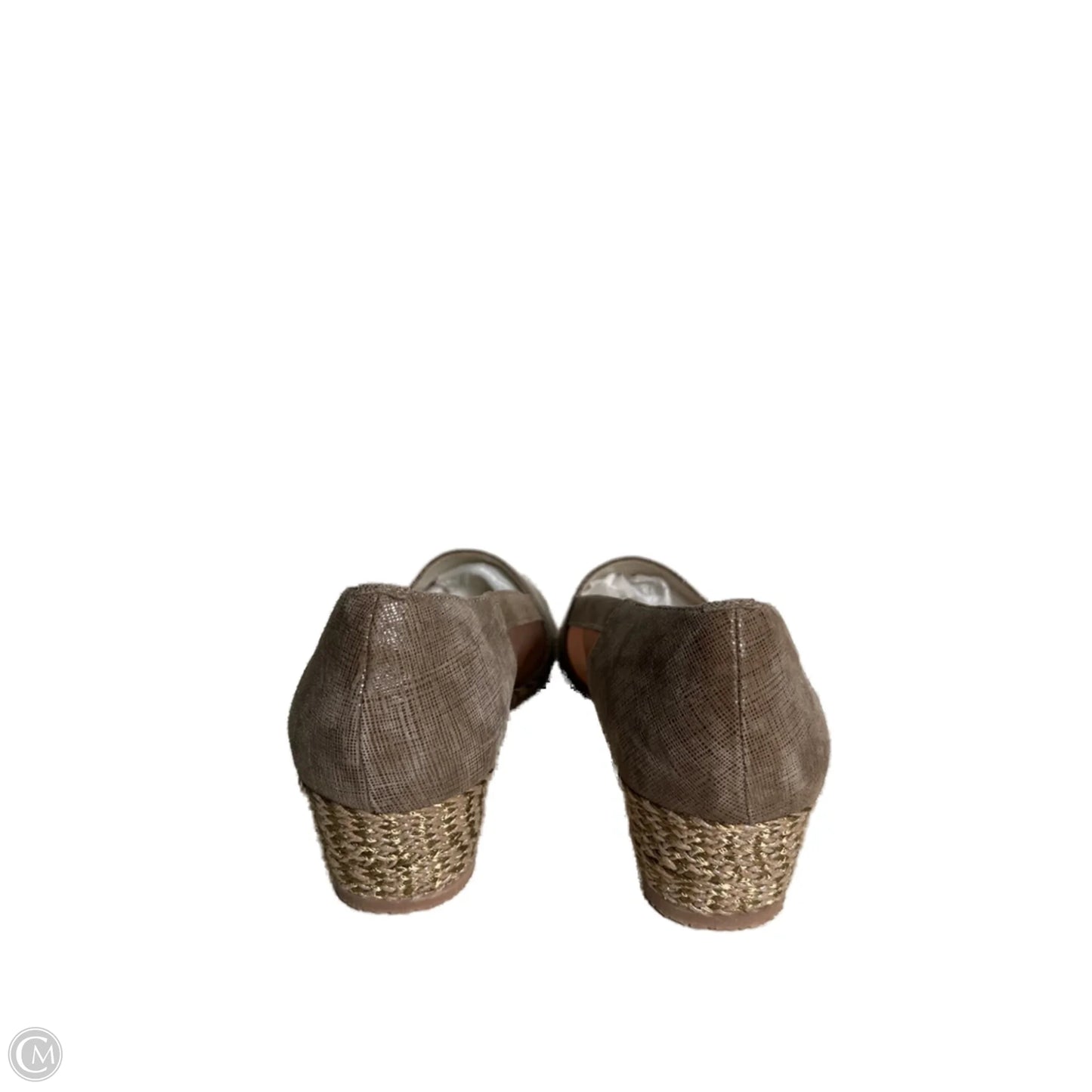 Shoes Heels Wedge By Sesto Meucci In Tan, Size: 7.5