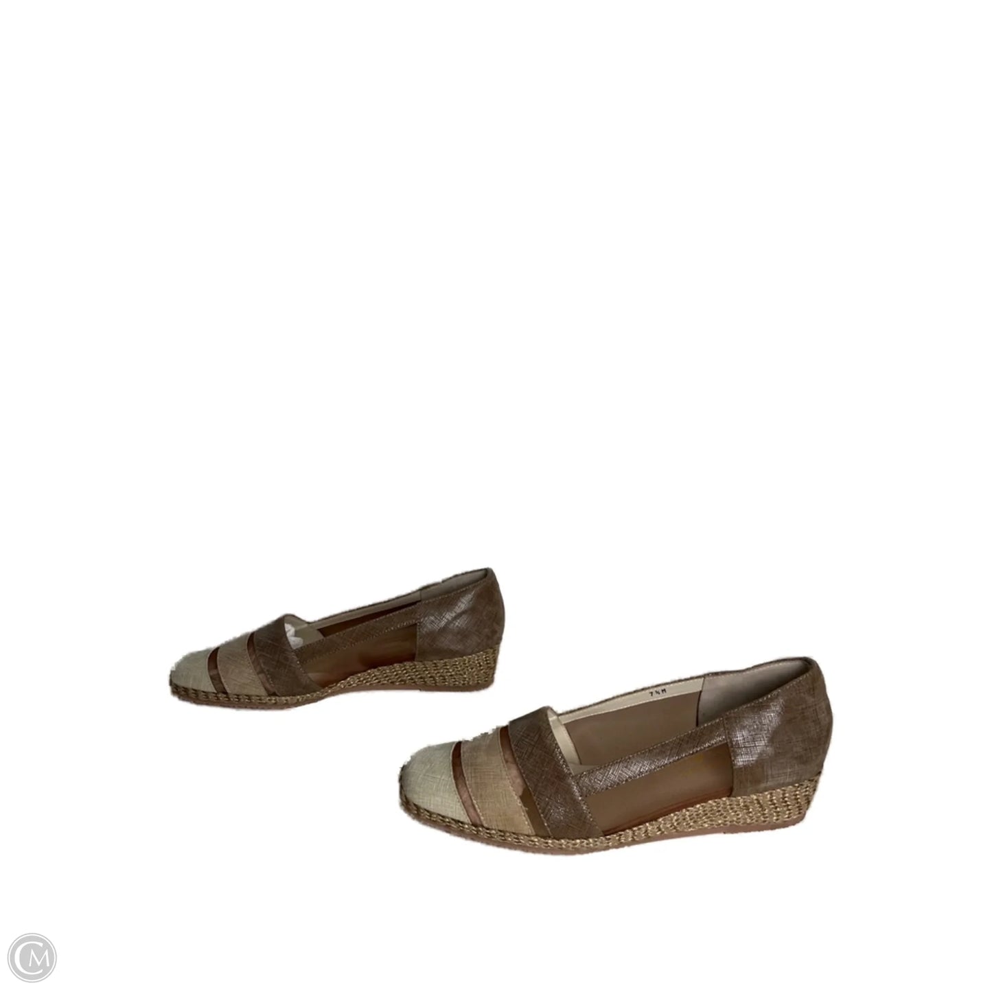 Shoes Heels Wedge By Sesto Meucci In Tan, Size: 7.5