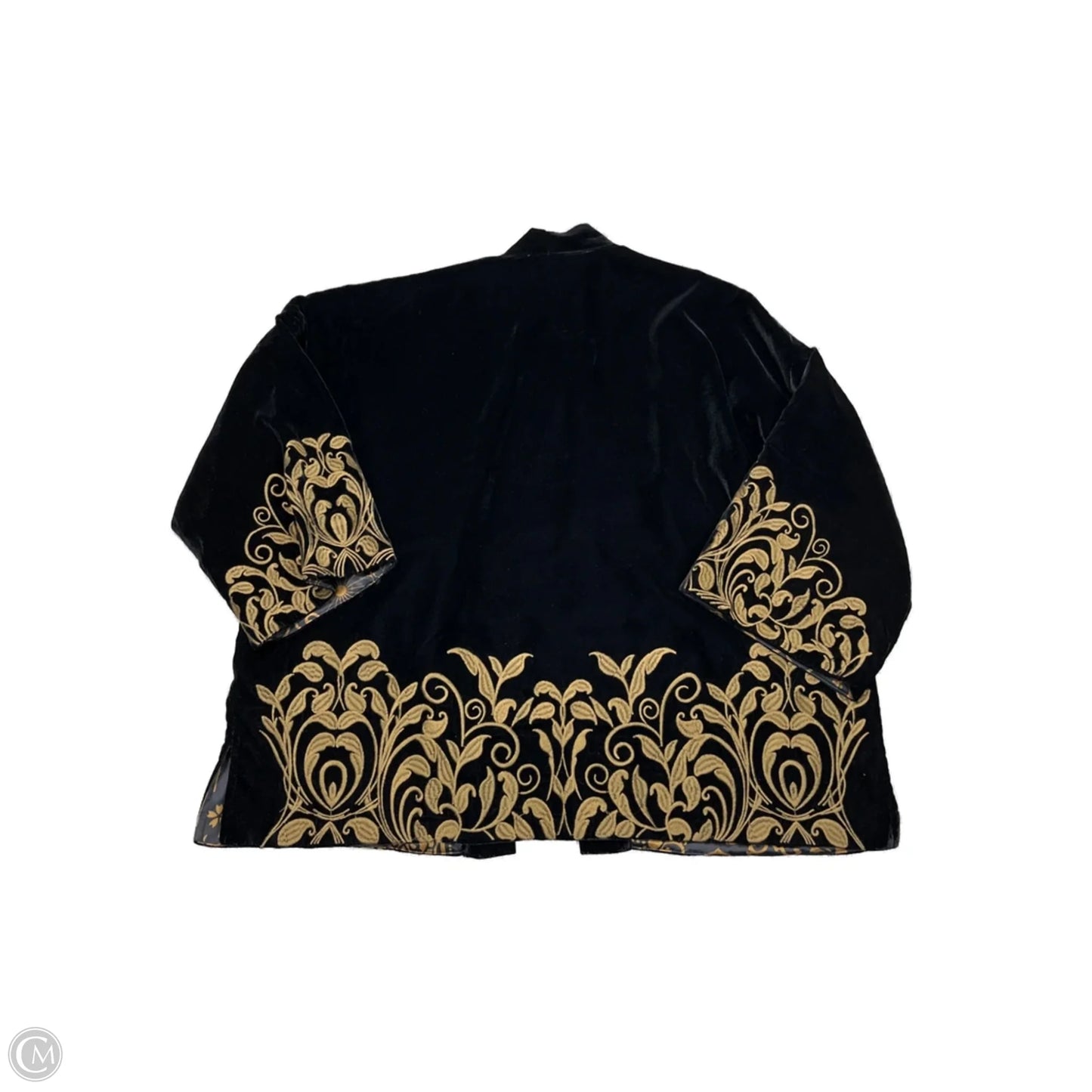 Cardigan By Chicos In Black & Brown, Size: M