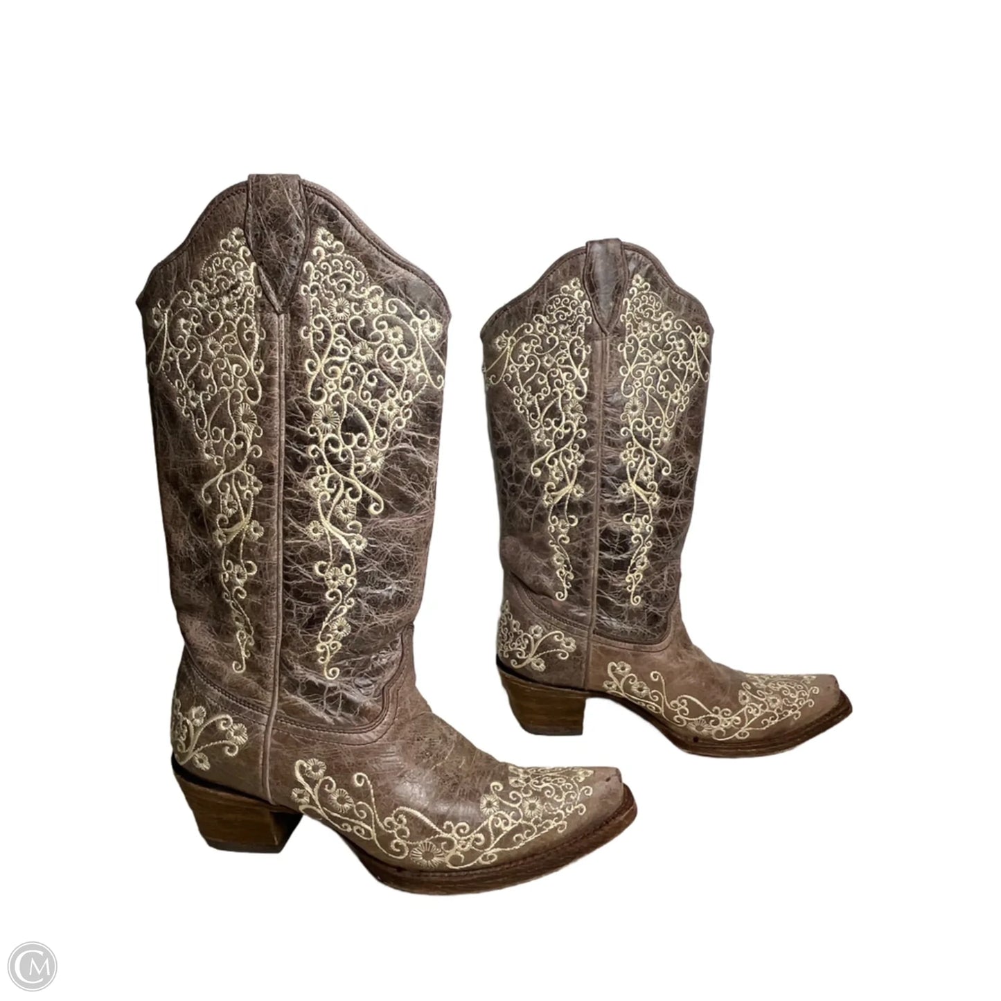Boots Western By Corral In Brown, Size: 8.5