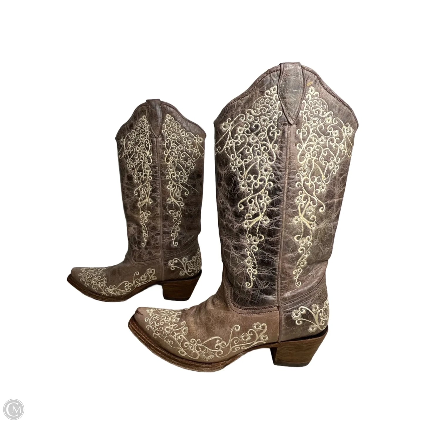Boots Western By Corral In Brown, Size: 8.5