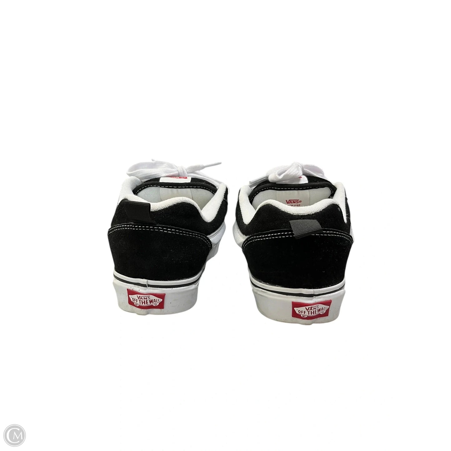 Shoes Sneakers By Vans In Black & White, Size: 9