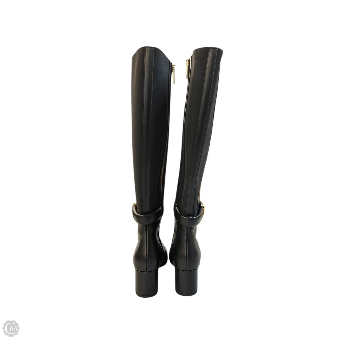 Boots Knee Heels By Bruno Magli Shoes In Black, Size: 6.5