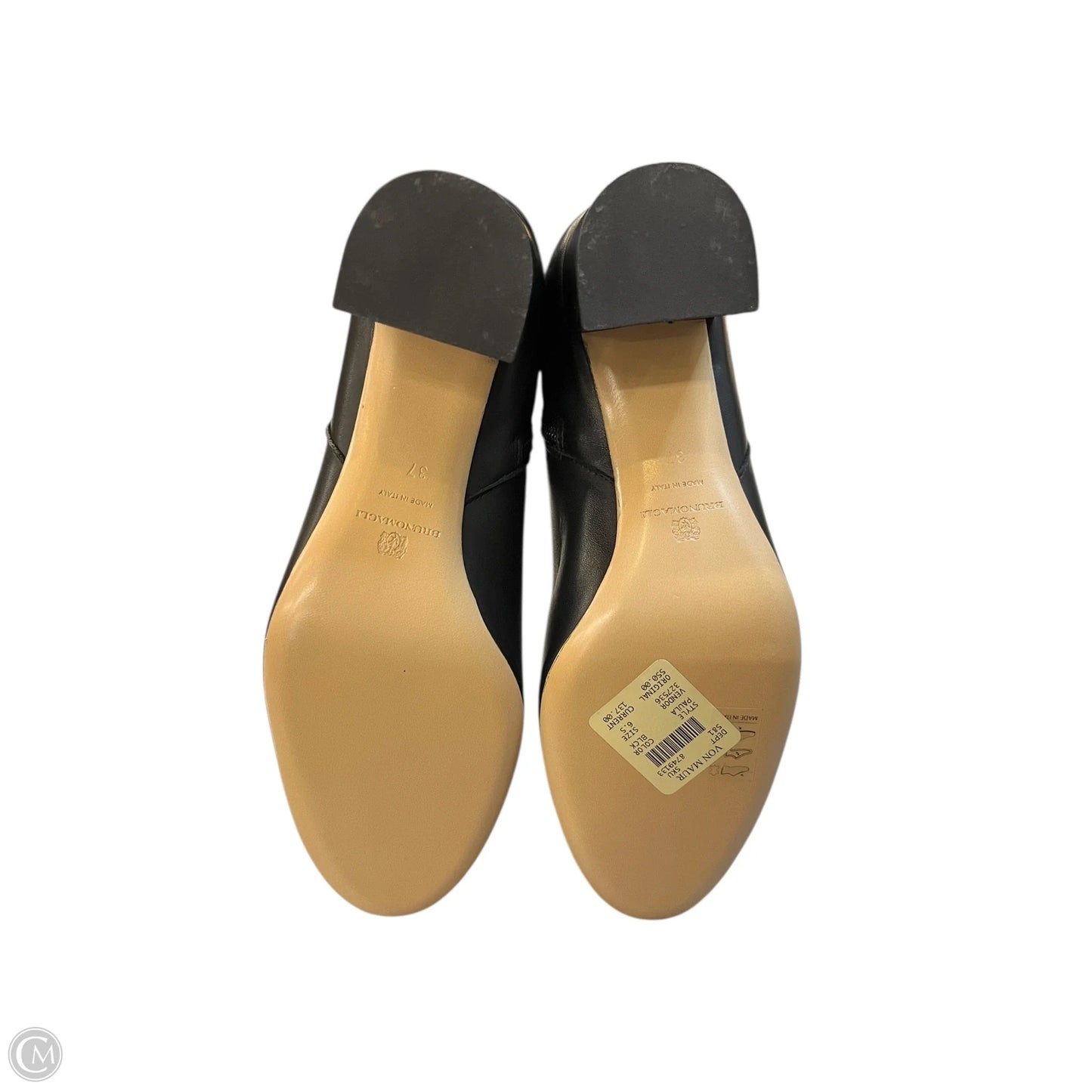 Boots Knee Heels By Bruno Magli Shoes In Black, Size: 6.5