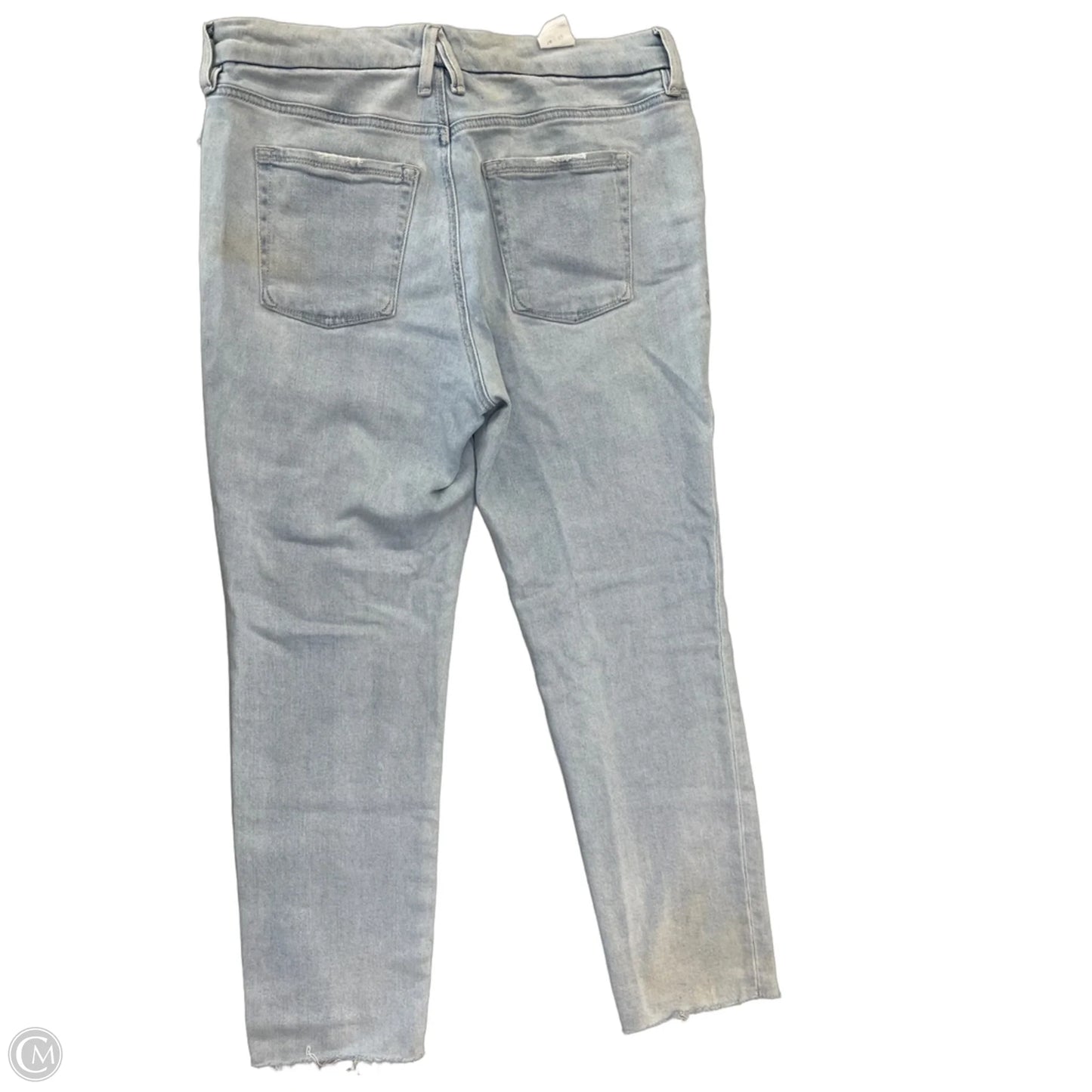 Jeans Straight By Good American In Blue, Size: 14