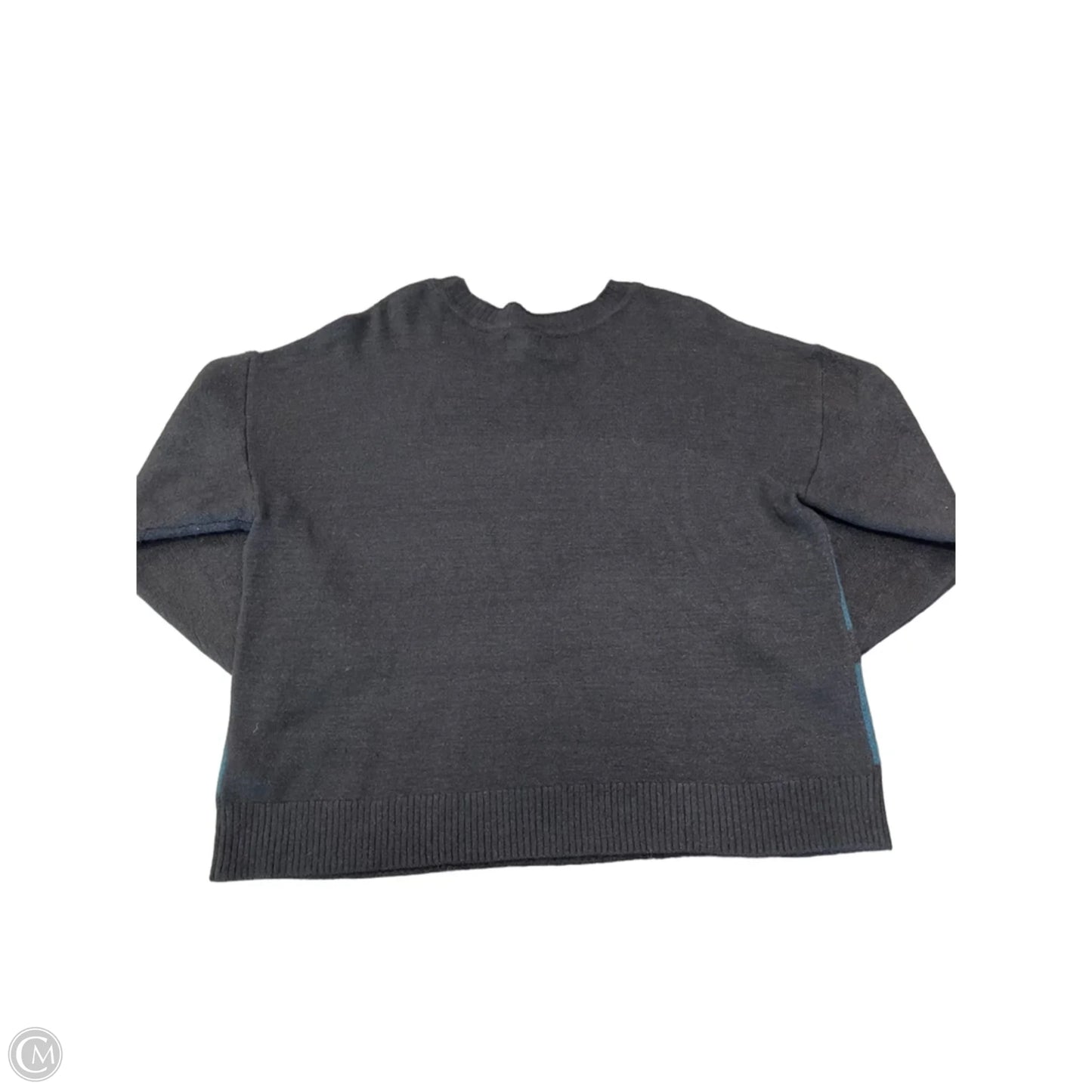 Sweater By Evri In Black & Blue, Size: 2x
