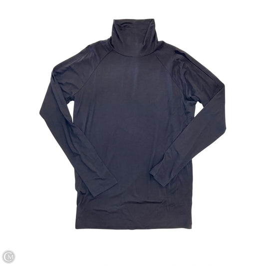 Athletic Top Long Sleeve Collar By Athleta In Black, Size: Xs