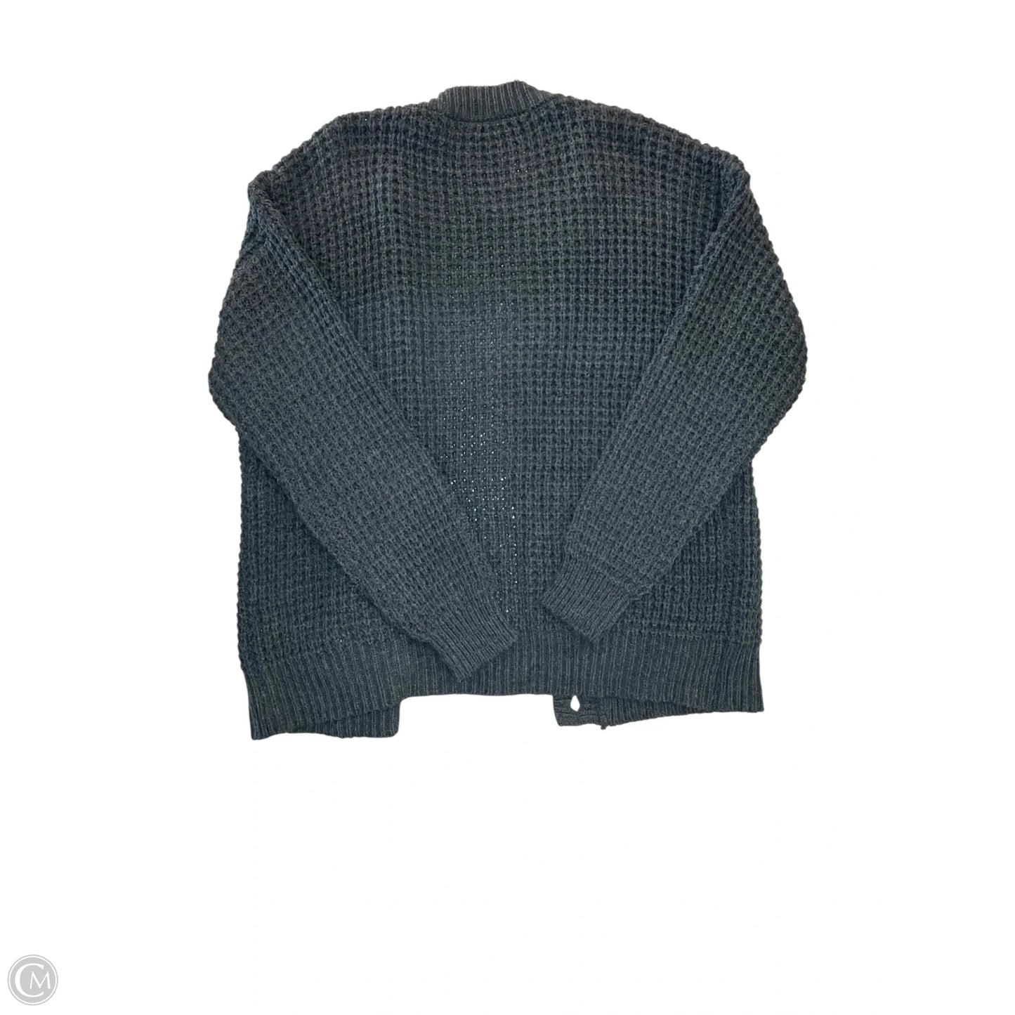 Cardigan By Zenana Outfitters In Grey, Size: 2x