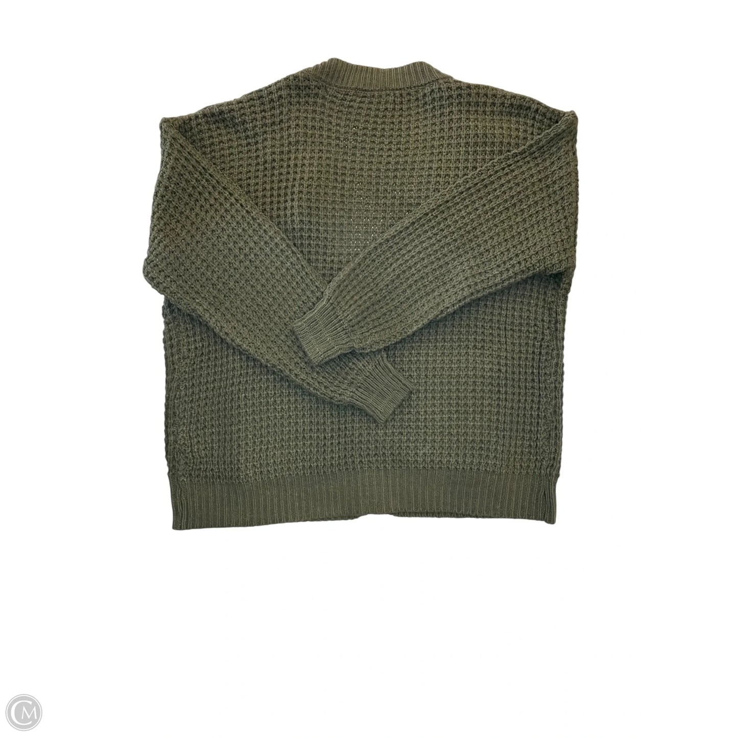 Cardigan By Zenana Outfitters In Green, Size: 2x