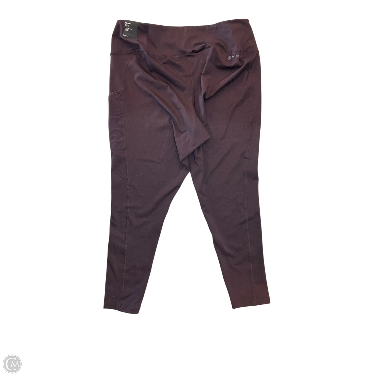 Athletic Leggings By Adidas In Purple, Size: 3x