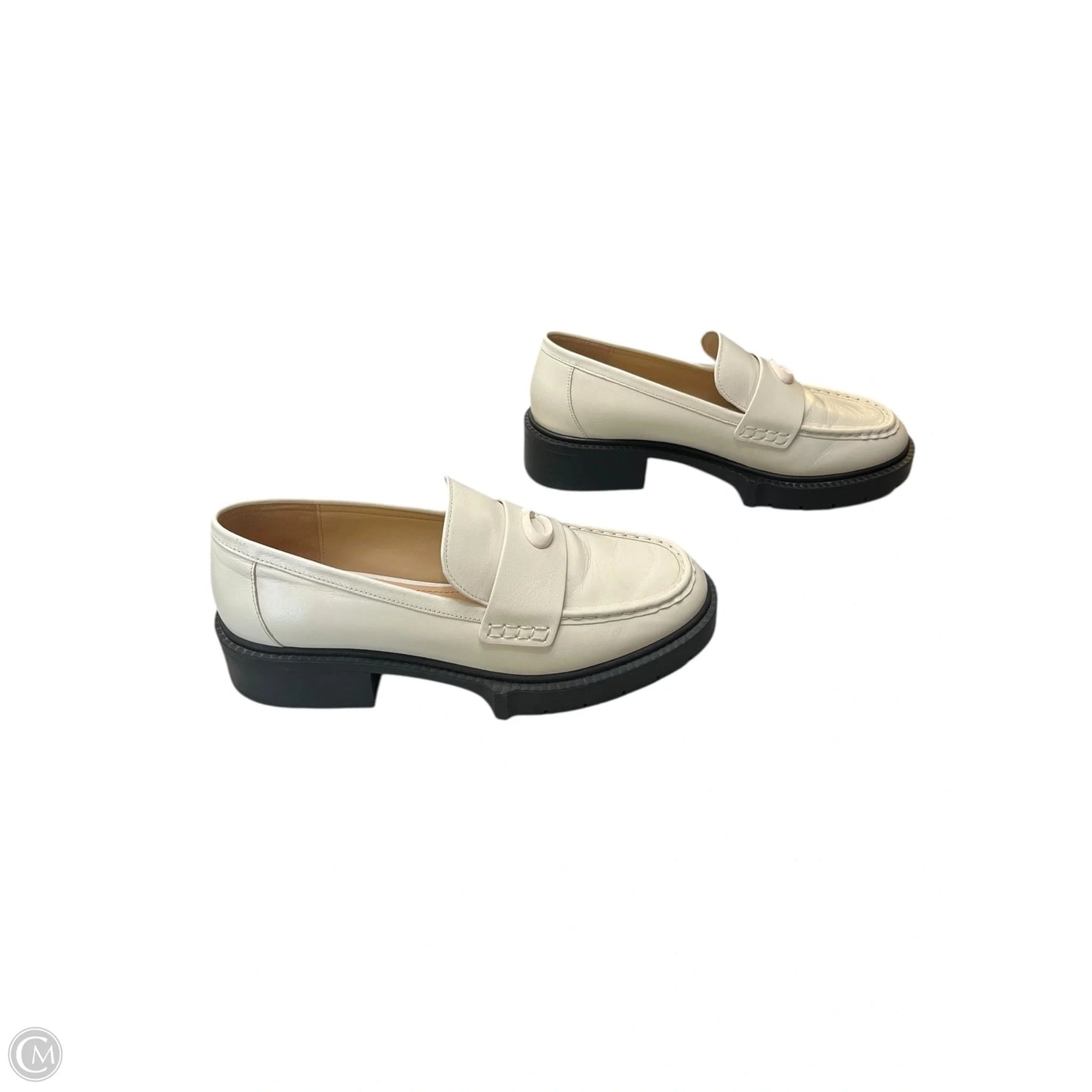 Shoes Designer By Coach In Cream, Size: 10