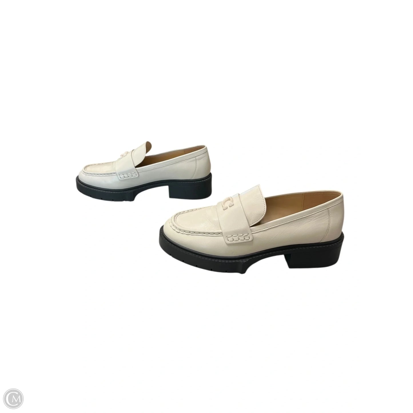 Shoes Designer By Coach In Cream, Size: 10