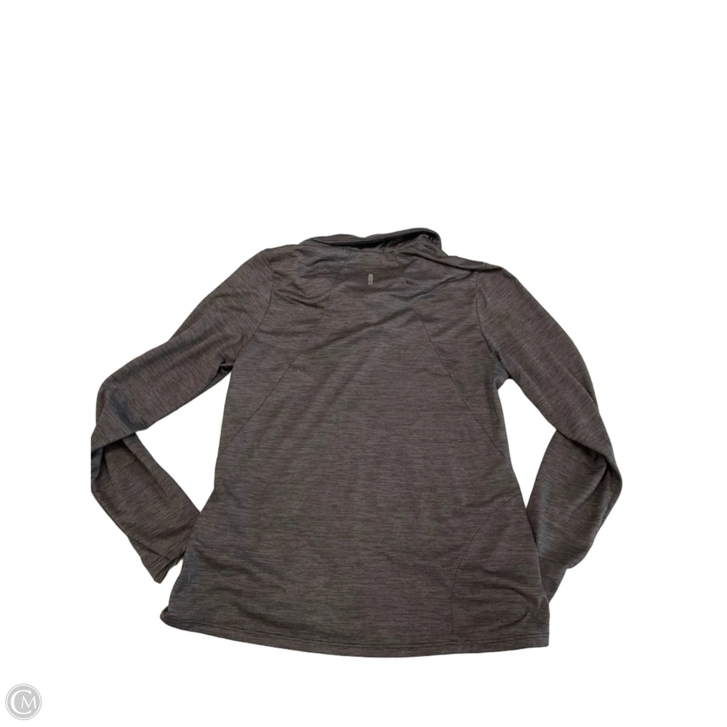 Athletic Sweatshirt Collar By Rei In Grey, Size: S
