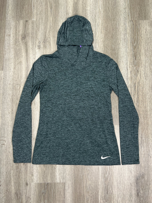 Athletic Top Long Sleeve Hoodie By Nike Apparel  Size: S