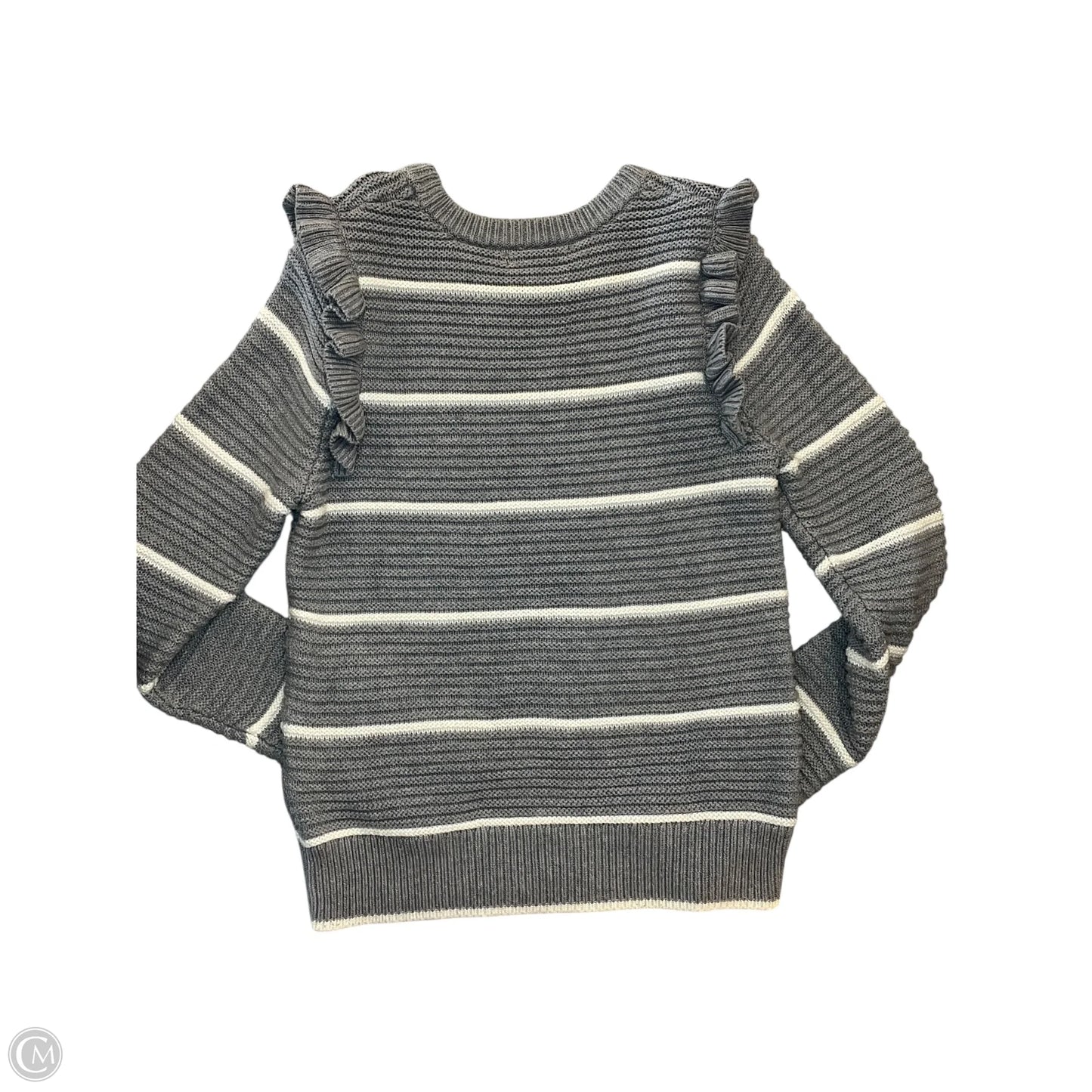 Sweater By Banana Republic In Striped Pattern, Size: M