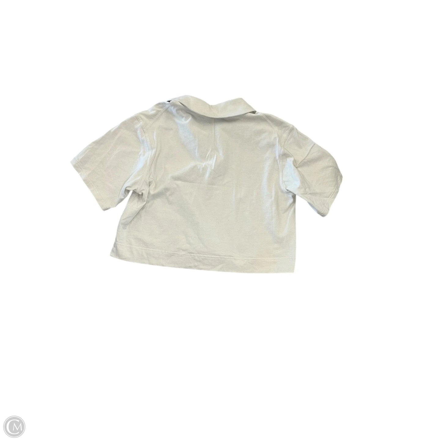 Top Short Sleeve By Lululemon In Tan, Size: S