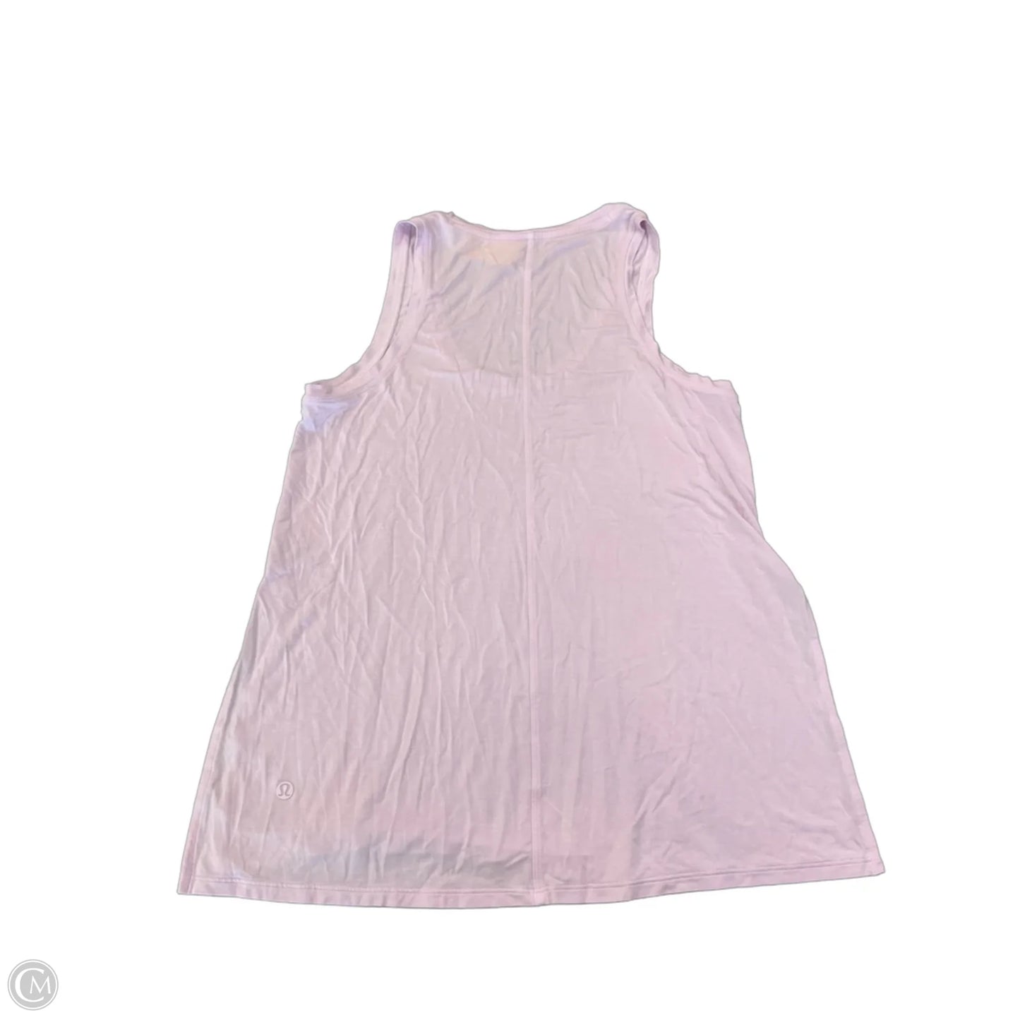 Athletic Tank Top By Lululemon In Pink, Size: S