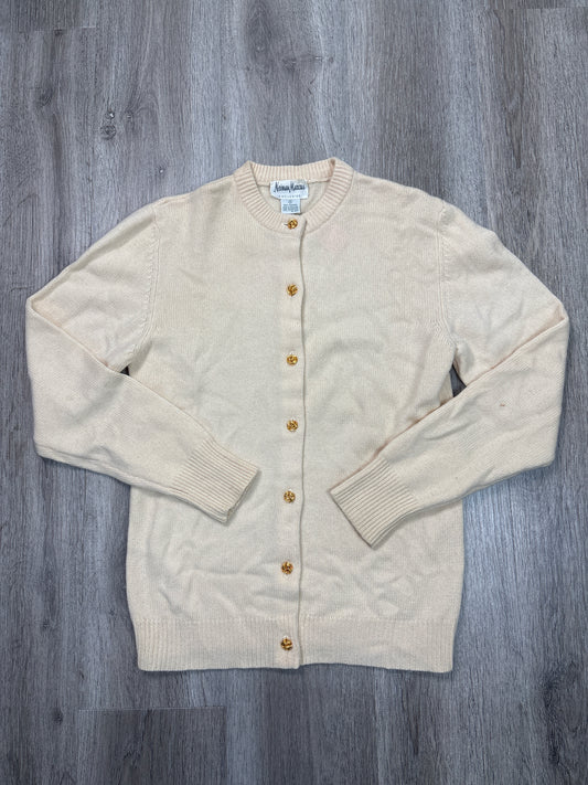 Cardigan By Neiman Marcus In Tan, Size: S