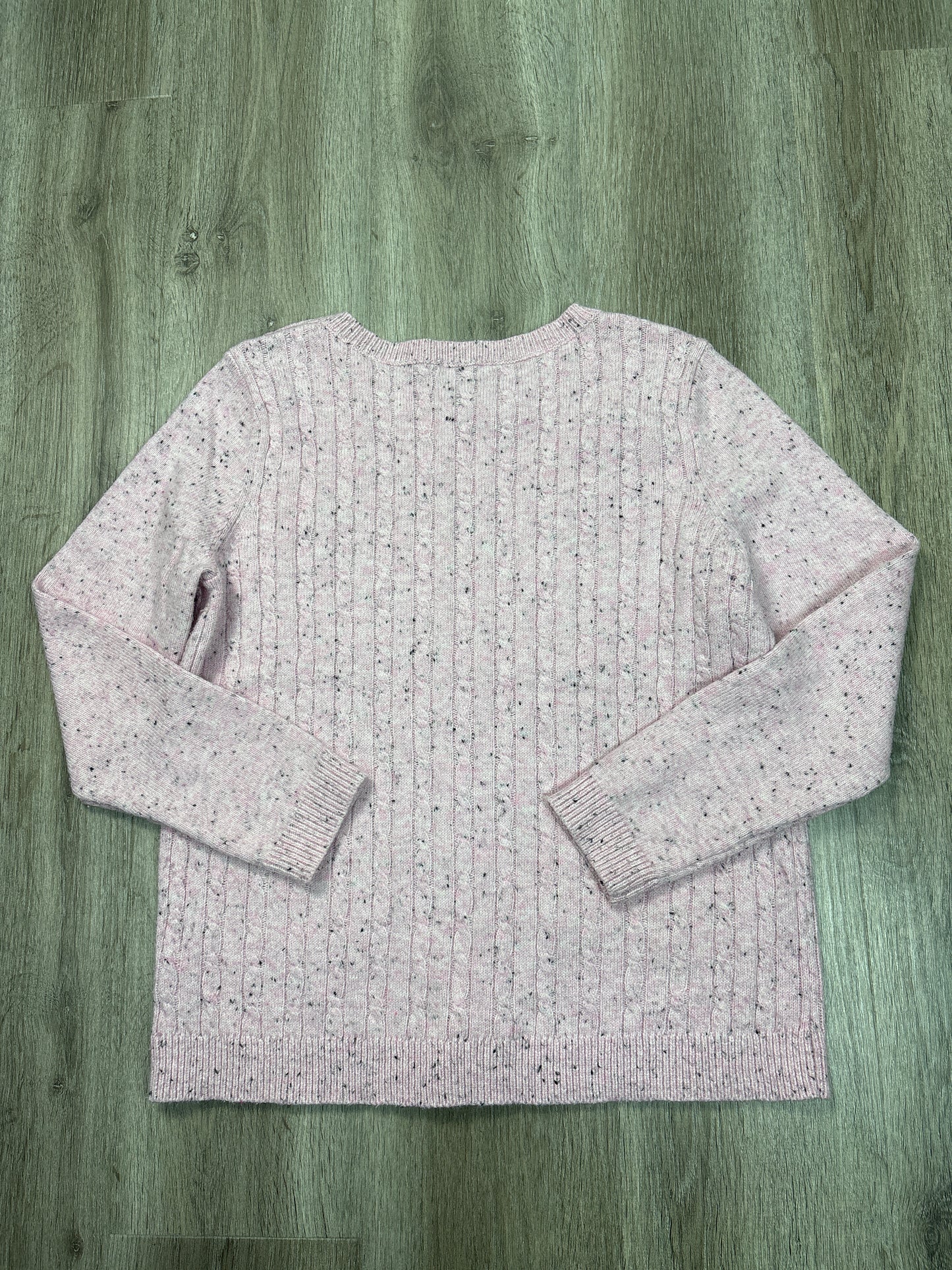 Sweater By Talbots In Pink, Size: Xlp