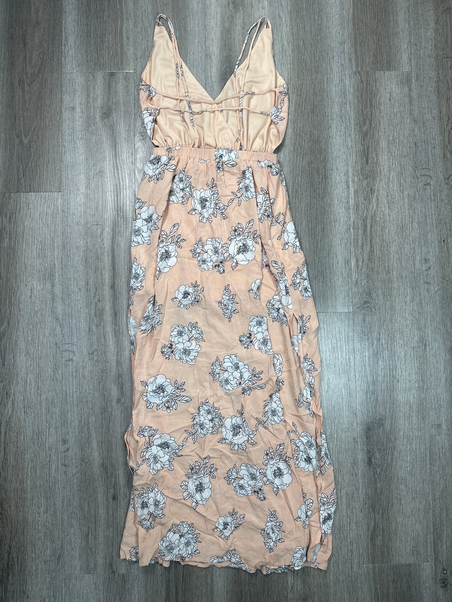 Dress Casual Maxi By ROKOKO In Peach, Size: M