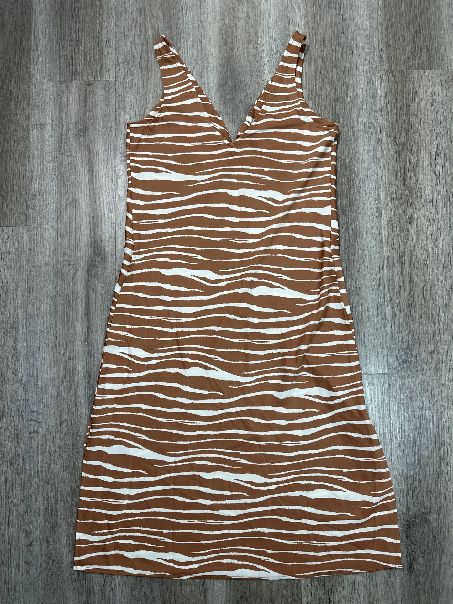 Dress Casual Midi By A New Day In Animal Print, Size: S