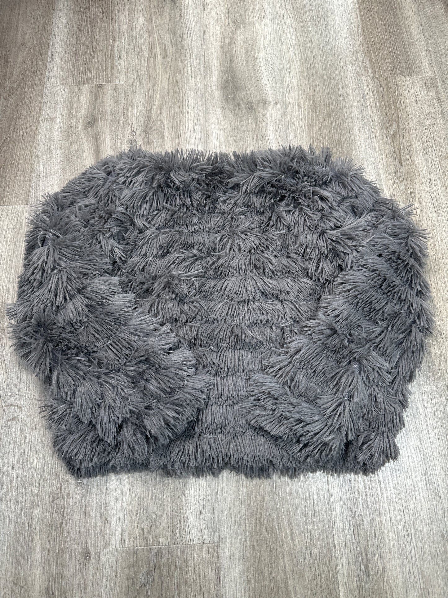 Jacket Faux Fur & Sherpa By Amazon In Grey, Size: Xl