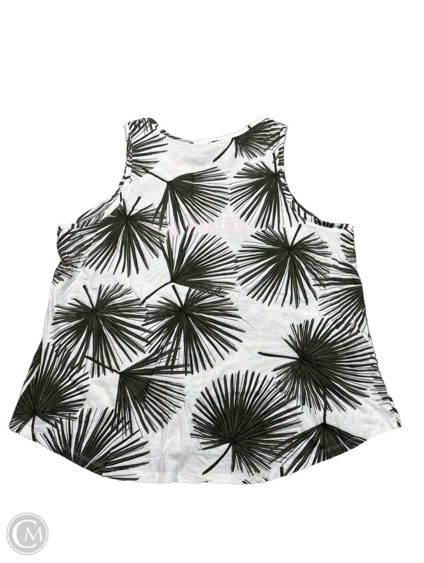 Tank Top By A New Day In Tropical Print, Size: Xl
