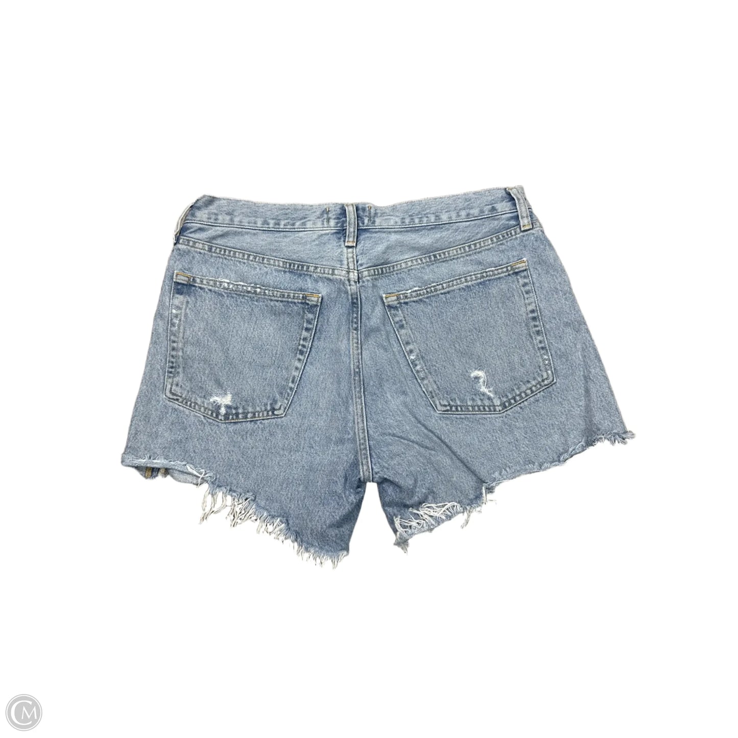Shorts By Agolde In Blue Denim, Size: M