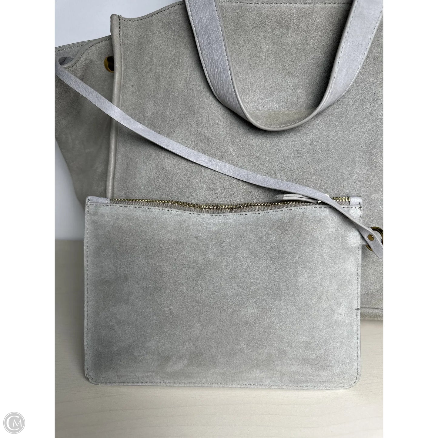 Handbag Leather By Margot, Size: Large