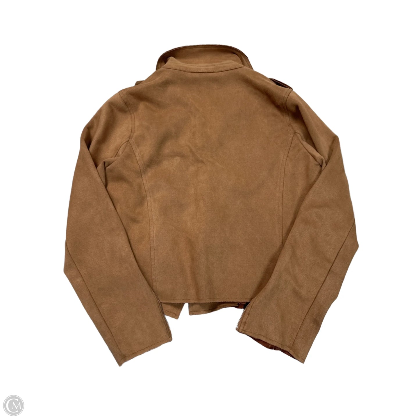 Jacket Moto By Hyfve In Brown, Size: M