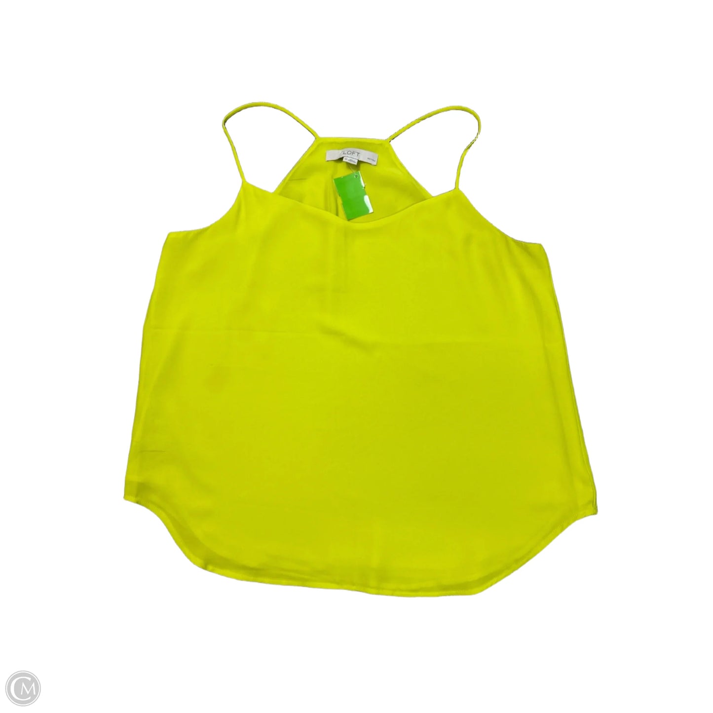 Blouse Sleeveless By Loft In Green, Size: Mp
