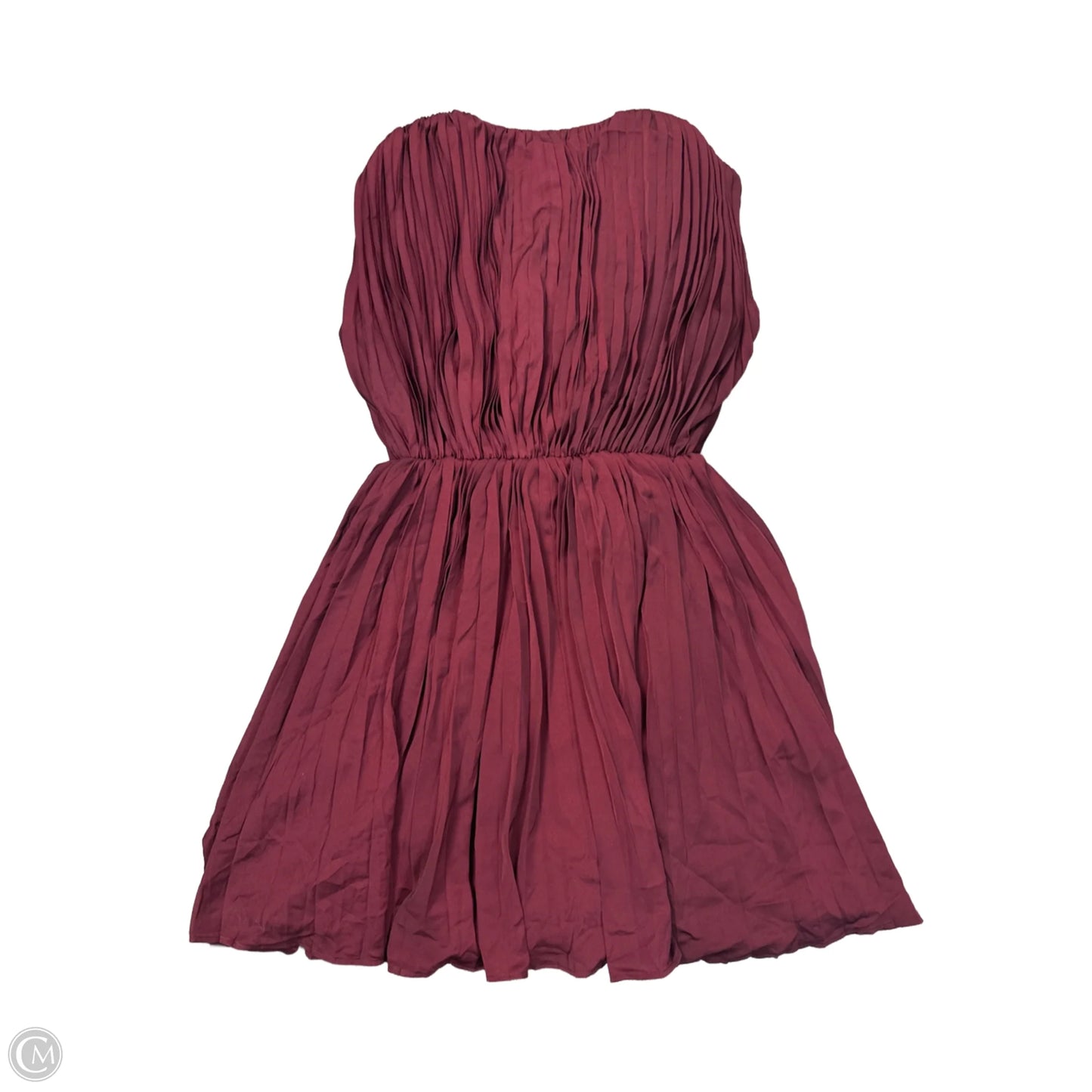 Dress Casual Midi By Express In Maroon, Size: S