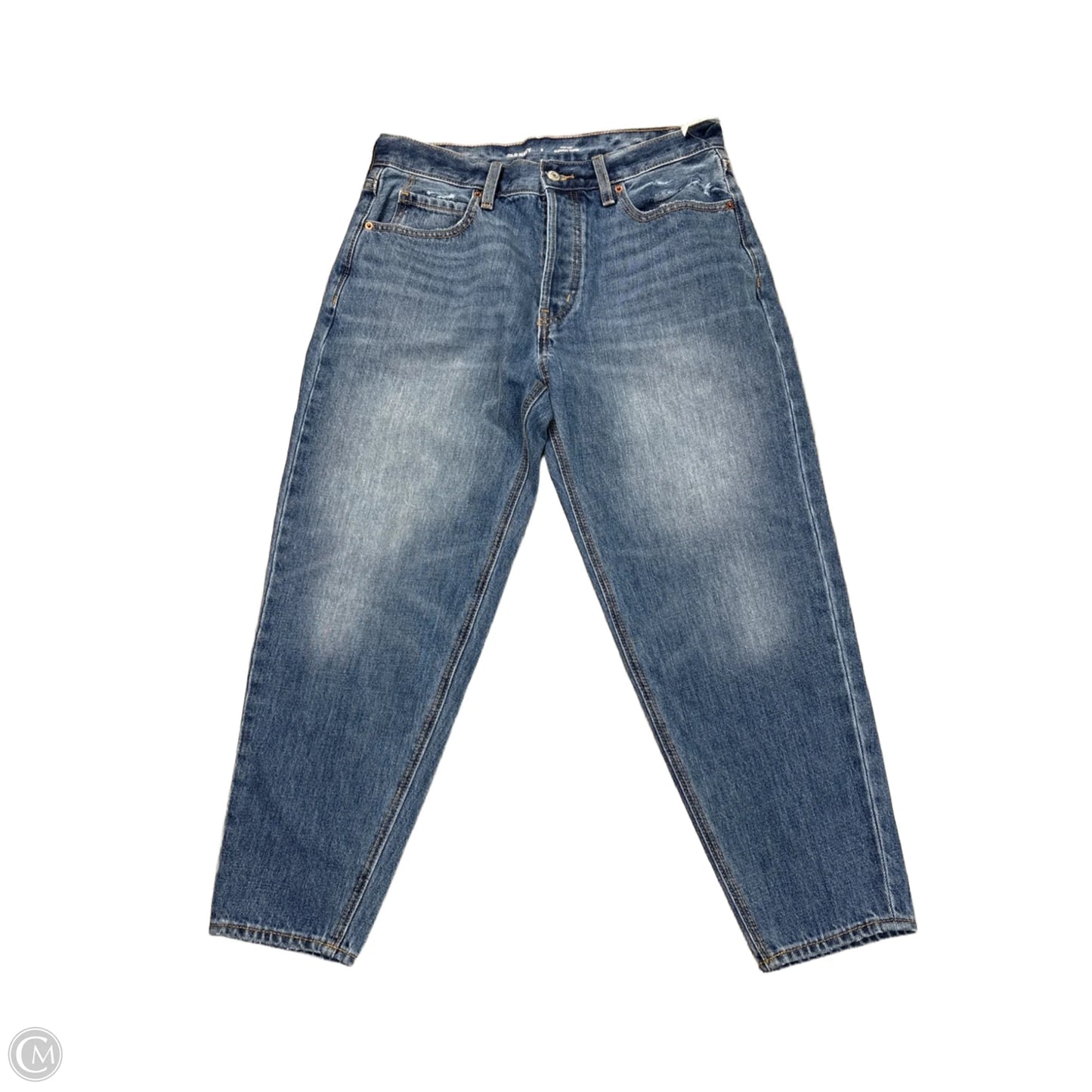 Jeans Straight By Old Navy In Blue Denim, Size: 8