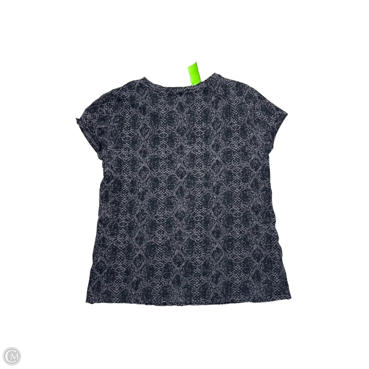 Athletic Top Short Sleeve By Athleta In Grey, Size: M