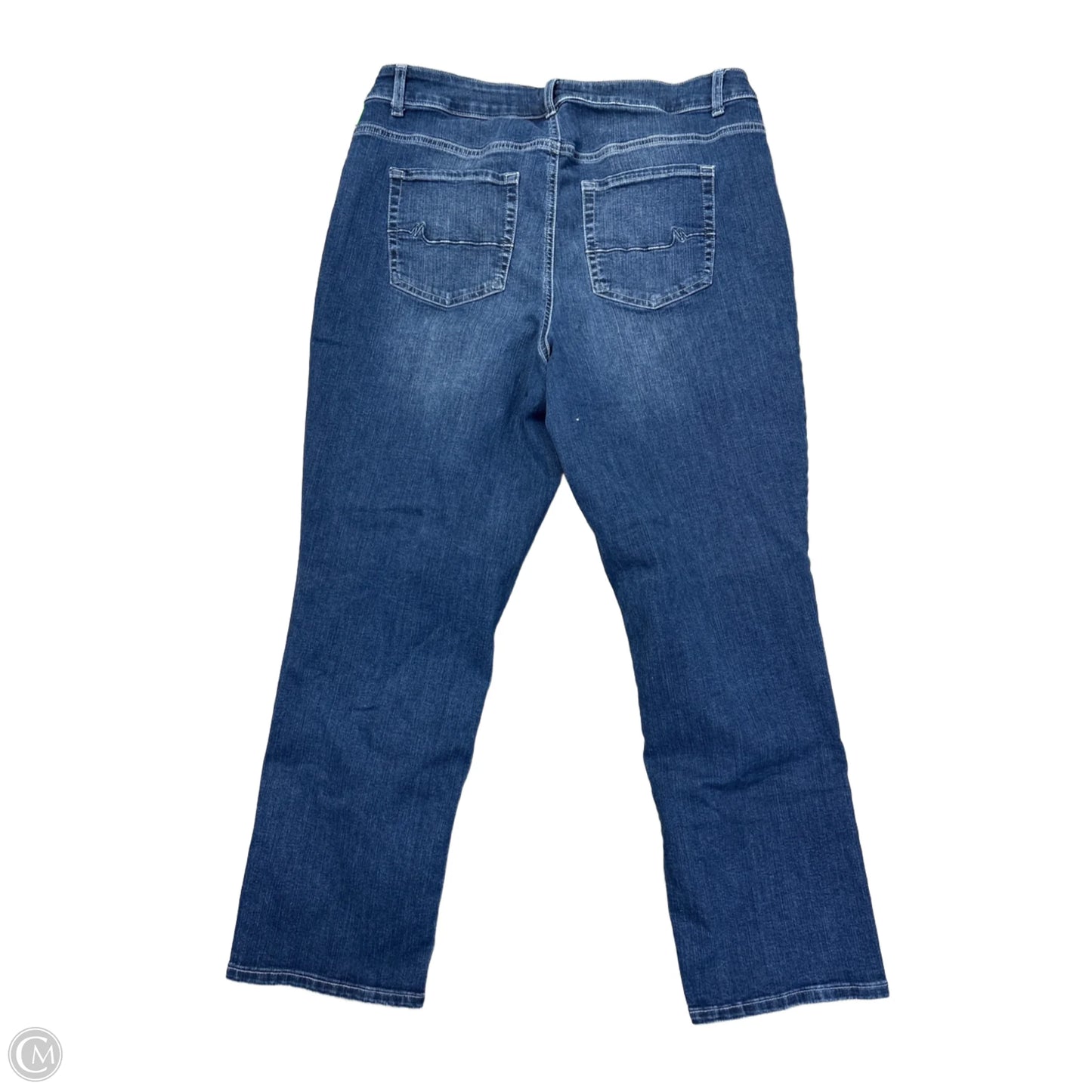 Jeans Straight By Maurices In Blue Denim, Size: 18