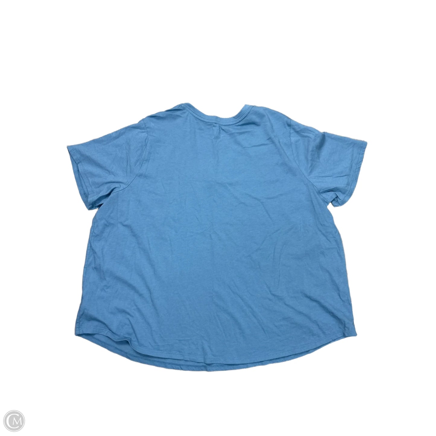 Top Short Sleeve Basic By Terra & Sky In Blue, Size: 3x