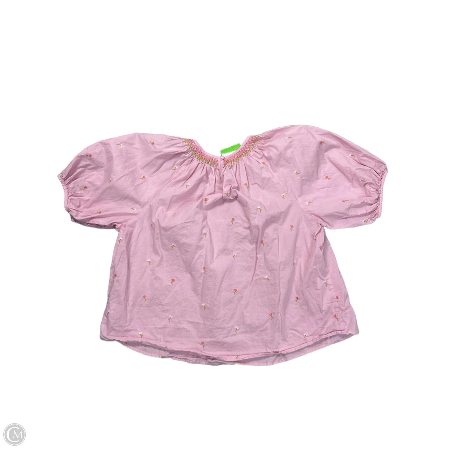 Blouse Short Sleeve By Ana In Pink, Size: Xxl
