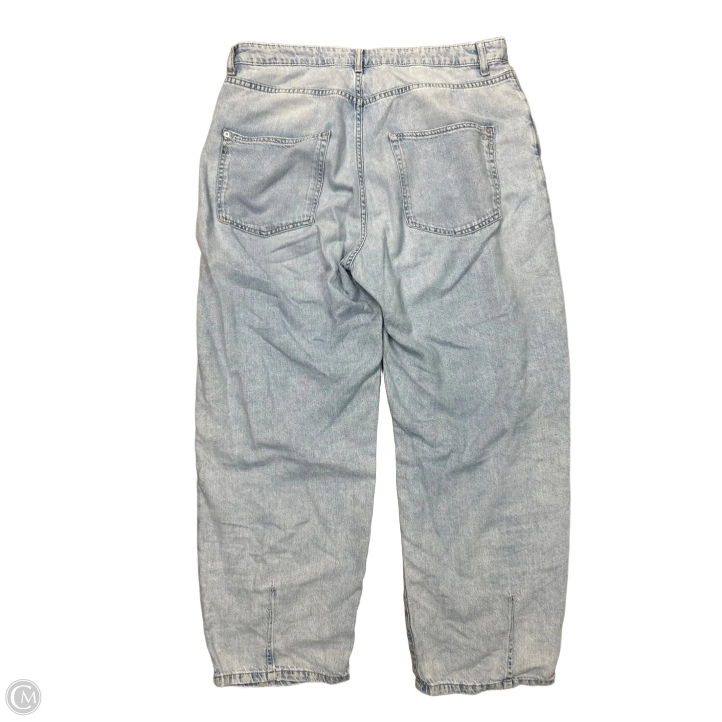 Jeans Wide Leg By Pilcro In Blue Denim, Size: 14