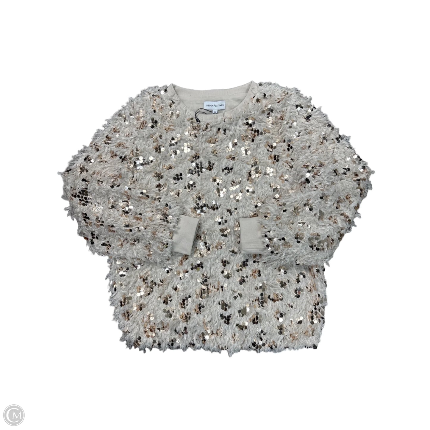 Top Long Sleeve By Gibson And Latimer In Tan, Size: M